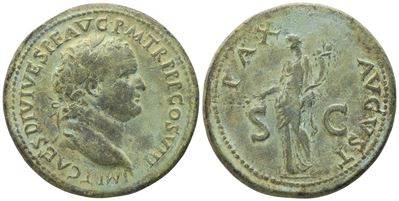 Tito (attribuzione incerta), Sesterzio (Æ) «Sestertius», zecca orientale incerta (Tracia?), 80-81