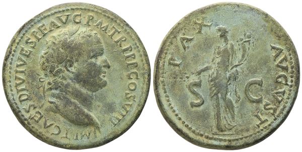 Titus (79-81), Sestertius, Uncertain Eastern mint (Thrace?), 80-81; Æ (25,84 g; 35,5 mm; 7 h)