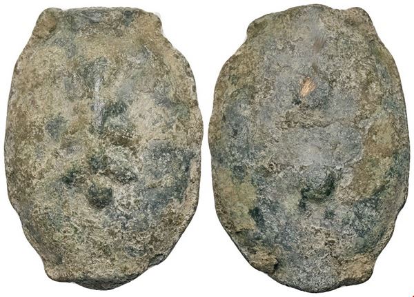Anonymous, Sextans, Etruria or Umbria, c. 3rd century BC; Æ (36,70 g; 33,2 mm)