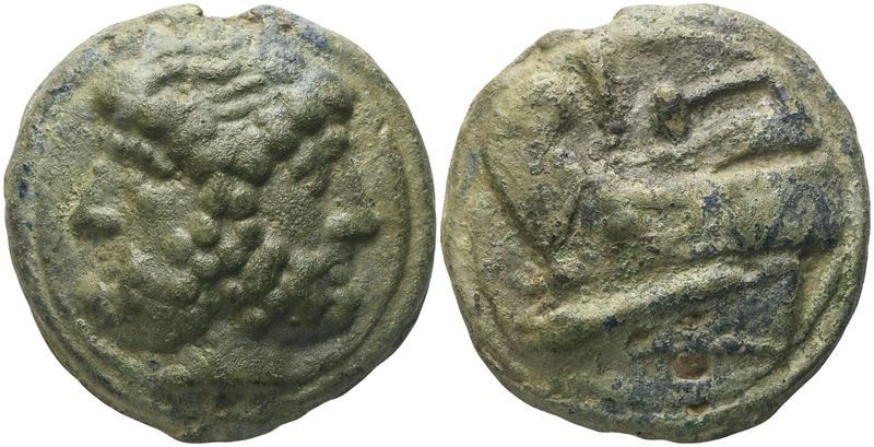 Anonymous, As, Rome, c. 225-217 BC; Æ (220,38 g; 58 mm; 12 h)
