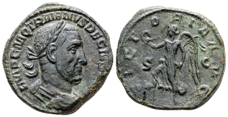 Trajan Decius (249-251). Æ Sestertius (30 MM, 18.59 G).