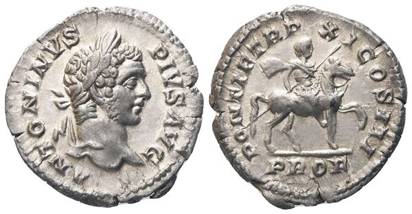 Caracalla (198-217), Denarius, Rome, 208; AR (3,18 g; 19,5 mm; 12 h)