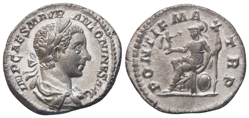 Elagabalus (218–222), Denario, Roma, 218