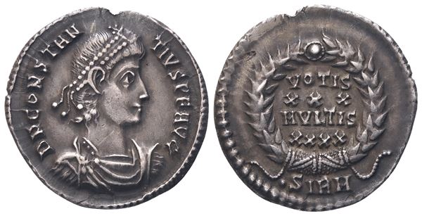 Constantius II (337-361), Siliqua, Sirmium, 351-355; AR (2,83 g; 21,5 mm; 12 h)