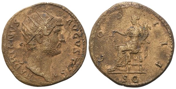 Hadrian (117-138), Dupondius, Rome, 125-127; Æ (12,27 g; 26 mm; 6 h)