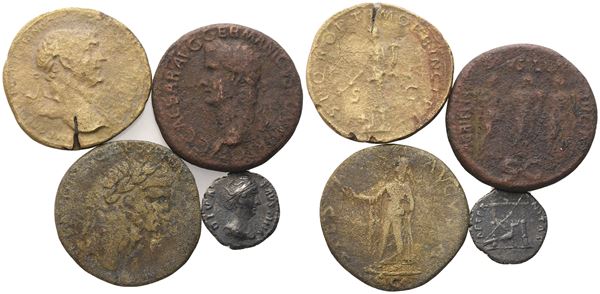 Lot of 3 Roman Imperial Æ and AR coins to be catalogued