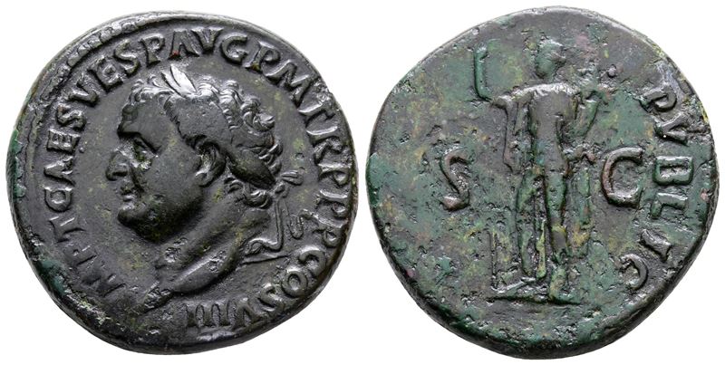 Titus (79-81). Æ Sestertius (34 MM, 26.29 G).