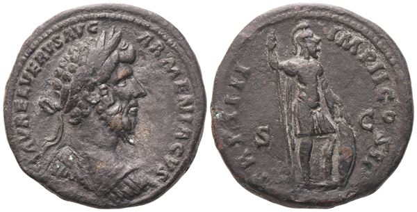 Lucius Verus (161-169), Sestertius, Rome, 163-164; Æ(27,33 g; 33 mm; 11 h)
