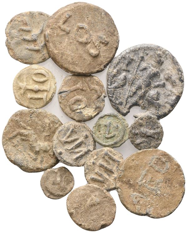 Lot of 13 lead seals. Lot sold as is, no returns.