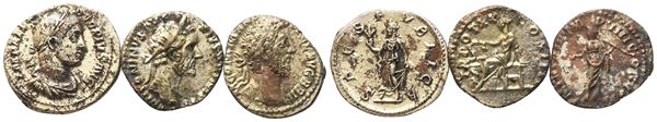 Lot of 3 Roman Imperial Denarii to be catalogued. Lot to be sold as is, no returns.