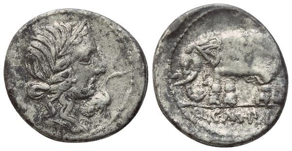 Q. Caecilius Metellus Pius, Denarius, Uncertain mint in Northern Italy, 81 BC; AR (3,79 g; 17,5 mm; 9 h)