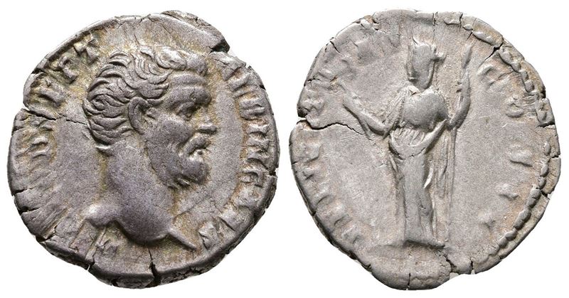 Clodius Albinus (caesar, 193-195). Ar Denarius (19mm, 3.06g).