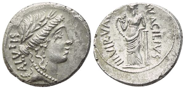 Mn. Acilius Glabrio, Denarius, 49 BC; AR (4,02 g; 19 mm; 7 h)
