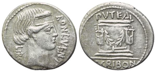 L. Scribonius Libo, Denarius, Rome, 62 BC; AR (3,74 g; 19 mm; 4 h)
