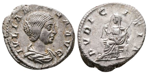 Julia Maesa (Augusta, 218-224/5). AR Denarius (19mm, 3.38g).  - Auction Greek, Roman and Byzantine Coins	 - Bertolami Fine Art - Prague