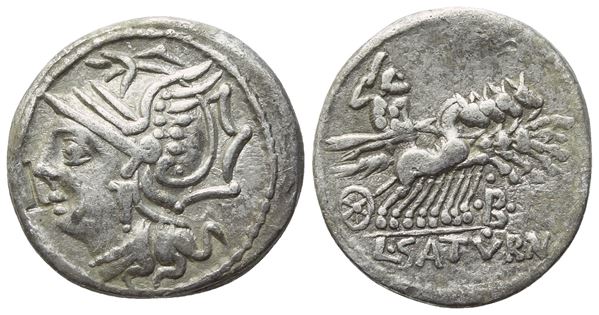 L. Appuleius Saturninus, Denarius, Rome, 104 BC; AR (3,75 g; 19 mm; 3 h)