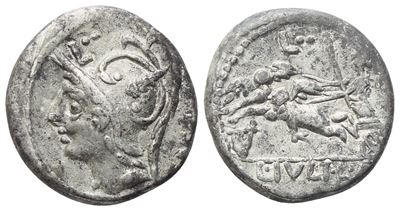 Cesare, Denario in argento (AR), Roma, 103 a.C.