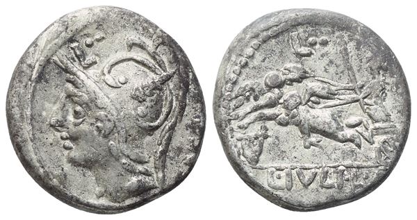 L. Iulius Caesar, Denarius, Rome, 103 BC; AR (3,85 g; 15,8 mm; 1 h)