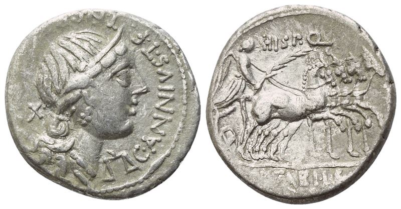 C. Annius, Denario (incerto: zecca dell’Italia settentrionale o della Spagna), 82–81 a.C.