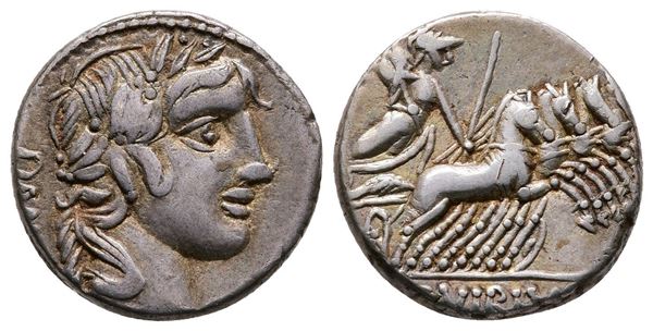 C. Vibius C.f. Pansa, Rome 90 BC. AR Denarius (17mm, 3.91g).  - Auction Greek, Roman and Byzantine Coins	 - Bertolami Fine Art - Prague