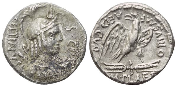 M. Plaetorius Cestianus, Denarius, Rome, 67 BC; AR (3,96 g; 17 mm; 6 h)