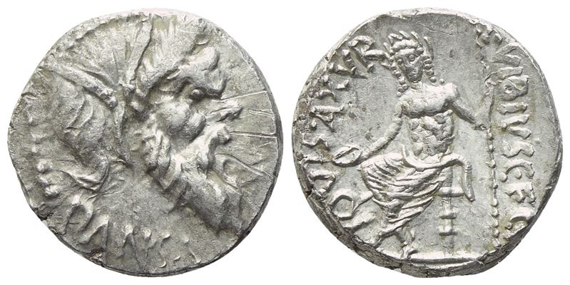 Vibius Pansa Caetronianus, Denario romano (AR), Roma, 48 a.C.