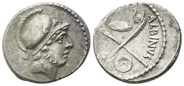 D. Iunius Brutus Albinus, Denarius, Rome, 48 BC; AR (3,88 g; 18 mm; 6 h)
