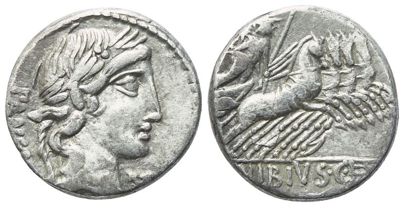 C. Vibius Pansa, Denario romano (AR), Roma, ca. 90 a.C.