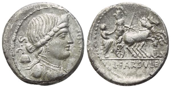 L. Farsuleius Mensor, Denarius, Rome, 76 BC; AR (3,84 g; 18 mm; 6 h)