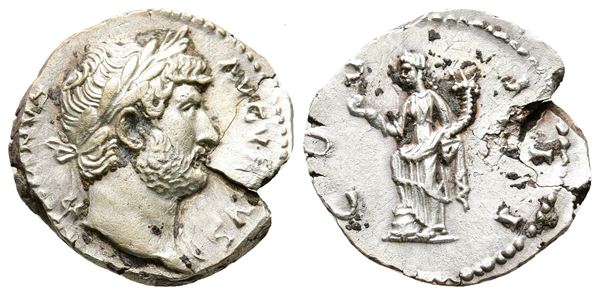 Hadrian (117-138). AR Denarius (18mm, 3.10g).  - Auction Greek, Roman and Byzantine Coins	 - Bertolami Fine Art - Prague