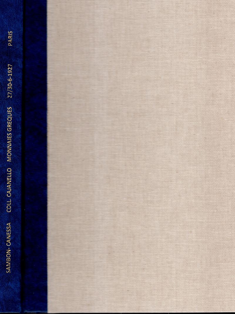 Sambon Arthur; Canessa Ambrogio, Catalogue de monnaies de la Grande-Grece et de la Sicile
