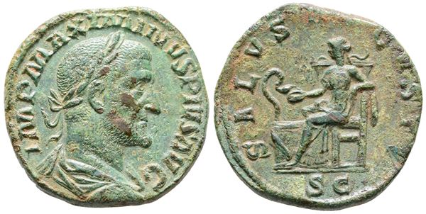 Maximinus I (235-238). Æ Sestertius (30mm, 18.77g).  - Auction Greek, Roman and Byzantine Coins	 - Bertolami Fine Art - Prague