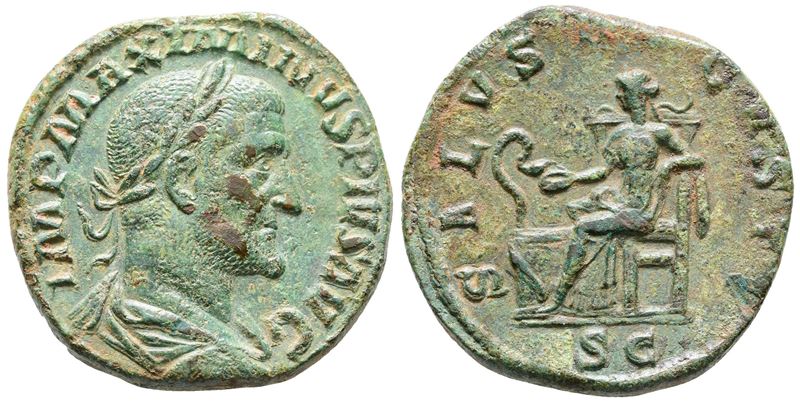 Maximinus i (235-238). Æ Sestertius (30mm, 18.77g).