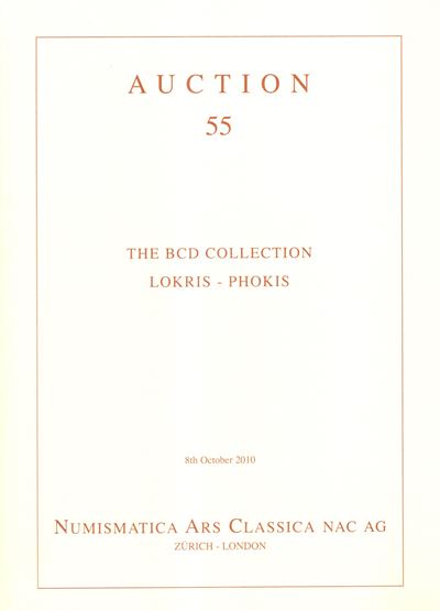 Catalogo d’asta, ARS Classica Numismatica (NAC, Auction 55) – Edizione 2010, Zurigo