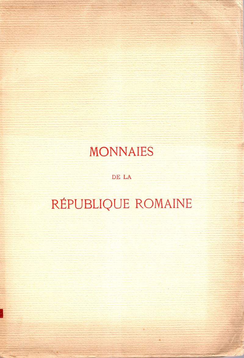 Bourgey Étienne, Paris, 4/5 novembre 1913 — Collection Vidal Quadras. Monnaies de la République R...