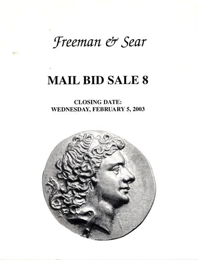 Freeman & Sear, Catalogo di vendita per offerte via posta (mail bid sale) n. 8, Los Angeles, 5 fe...