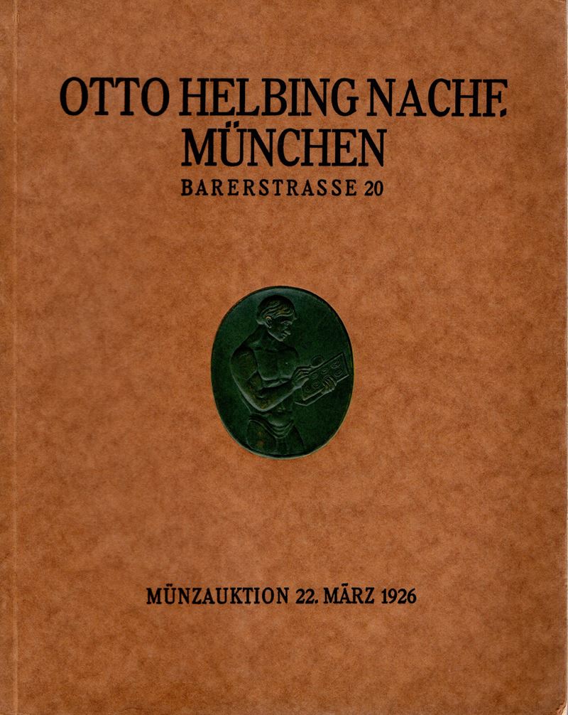 HELBING O. NACHF., Catalogo d’asta «Auktion 49», Monaco 22–Marzo 1926