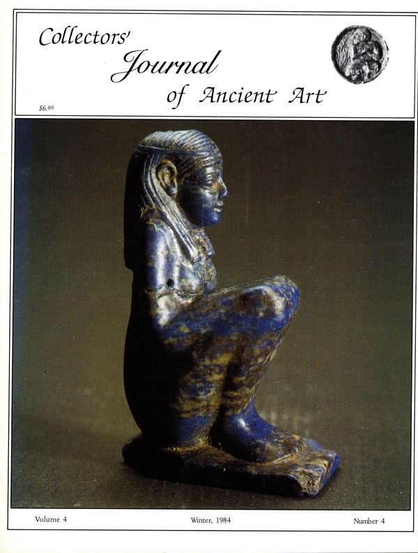 MALTER Joel - Collectors' Journal of Ancient Art. vol. 4 n.4, Winter, 1984. Greek and Roman coins, Parthian coins ( collection Quam ) 4 part, antiquities,…. Pp .36, tavole e illustrazioni nel testo. Brossura ed. ottimo stato