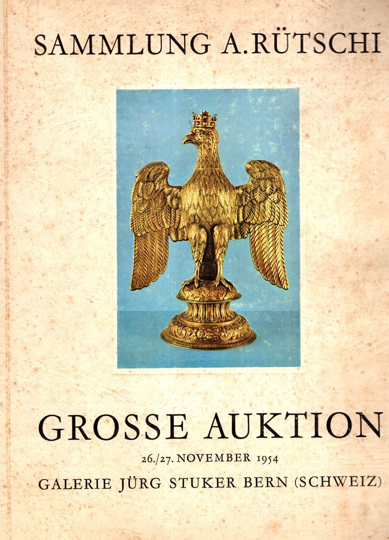 Catalogo d’asta, Berna 26/27 novembre 1954 (collezione A. Rutschi del Kunsthaus Zurigo) — pp. 78,...