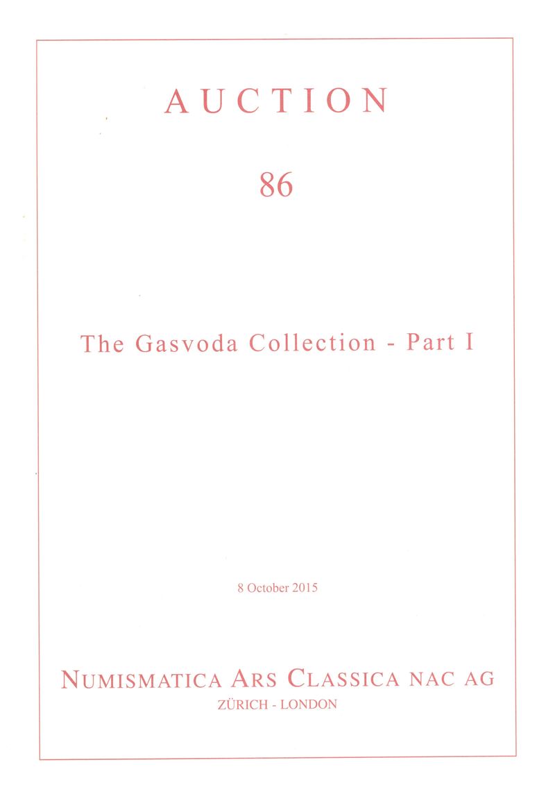 ARS Classica NAC (Auction 86, Zurich, 8 October 2015), Istituto Gasvoda: Monete del periodo imper...