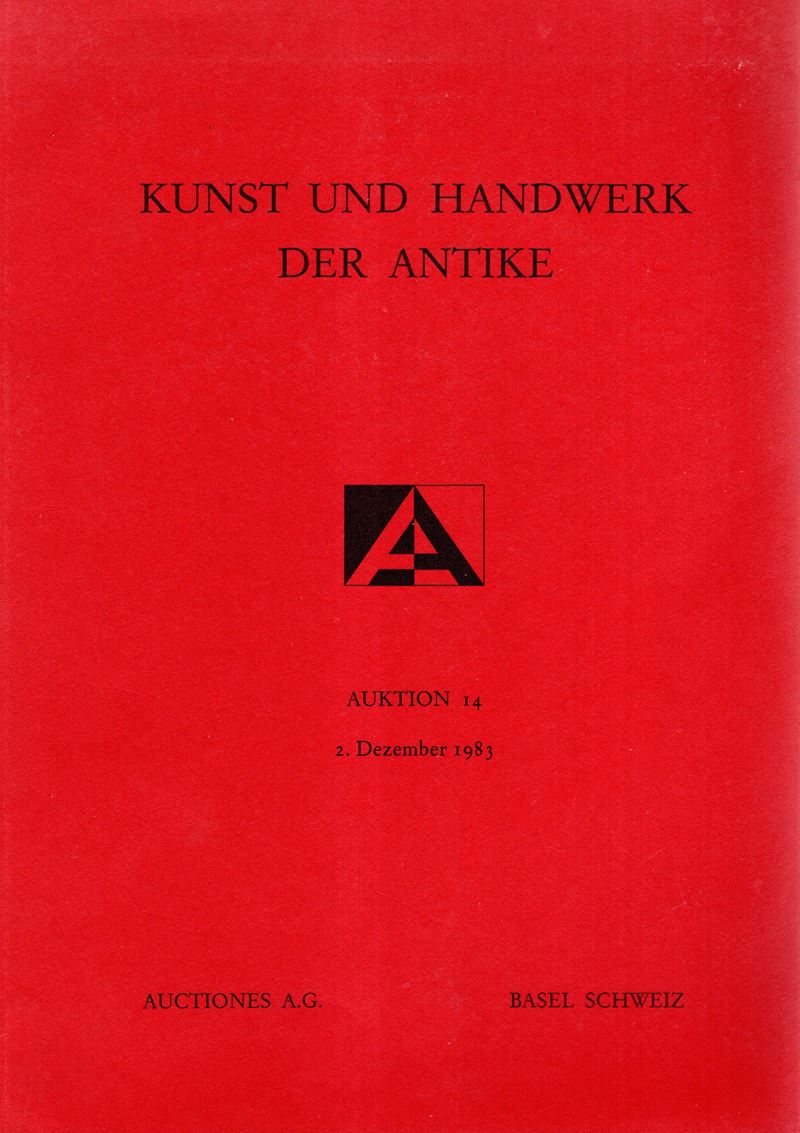 Asta A.G. n. 14, Basel (2 dicembre 1983) – Kunst und Handwerk der antike. Catalogo delle vendite