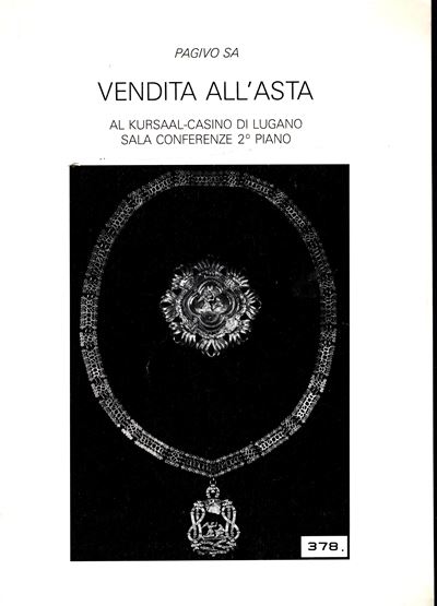 Pagivo SA, Lugano, 7–9 ottobre 1985 — Sammlung Felix Leemann, Medaglie e onorificenze (legatura, ...