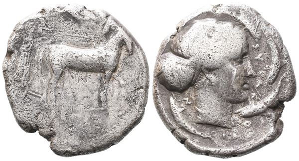 Sicily, Syracuse, c. 420-415 BC. AR Tetradrachm (27mm, 17.07g).  - Auction Greek, Roman and Byzantine Coins	 - Bertolami Fine Art - Prague