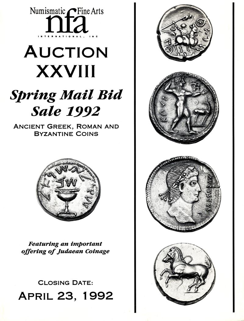 NFA, Auction XXVIII (closing date 23 aprile 1992), Catalogo di monete antiche e documentazione il...