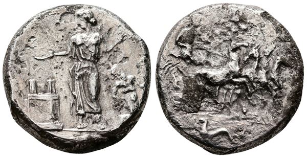 Sicily, Himera, c. 409-407 BC. AR Tetradrachm (26mm, 15.48g).