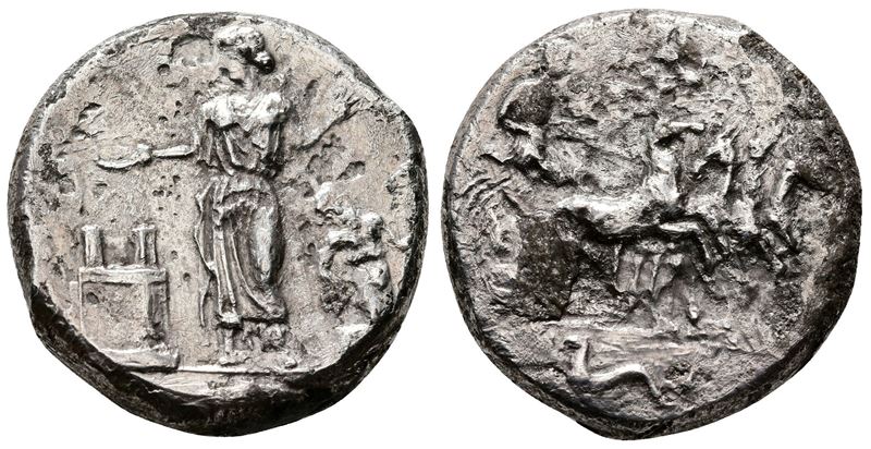 Sicily, Himera, C. 409-407 Bc. Ar Tetradrachm (26mm, 15.48g).