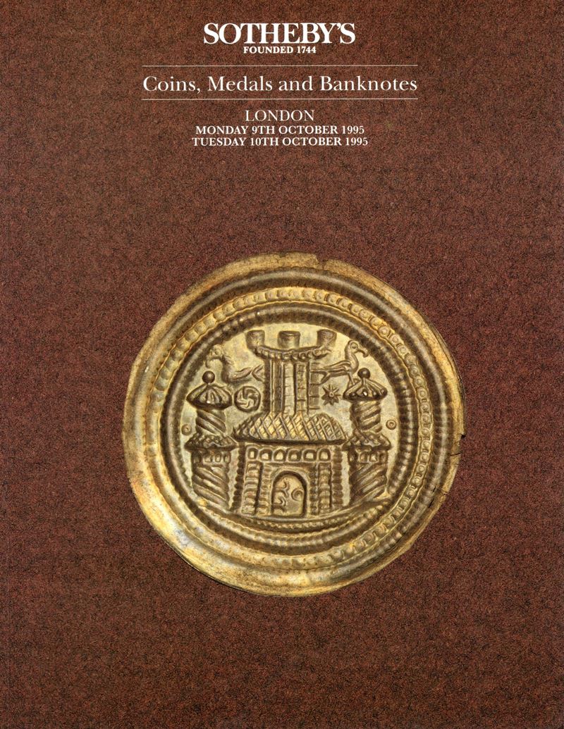 Sotheby’s, Catalogo d’asta: Coins, medals and banknotes (Londra, 9–10 ottobre 1995)