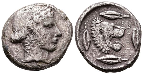 Sicily, Leontinoi, c. 450-440 BC. AR Tetradrachm (28mm, 15.72g).