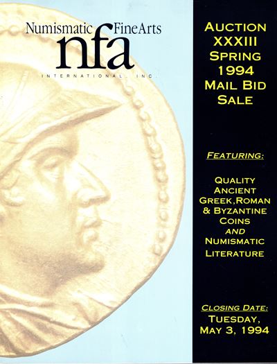 Acrolaser, Numismatic Fine Arts — Auction XXXIII Spring (Santa Monica, 3 maggio 1994)