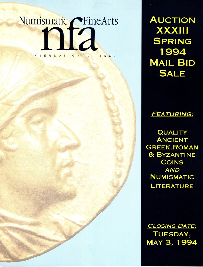 Acrolaser, Numismatic Fine Arts — Auction XXXIII Spring (Santa Monica, 3 maggio 1994)